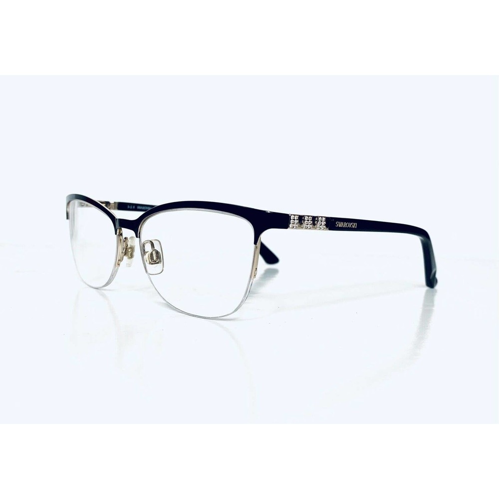Swarovski Black W Silver Wayfarers Glasses